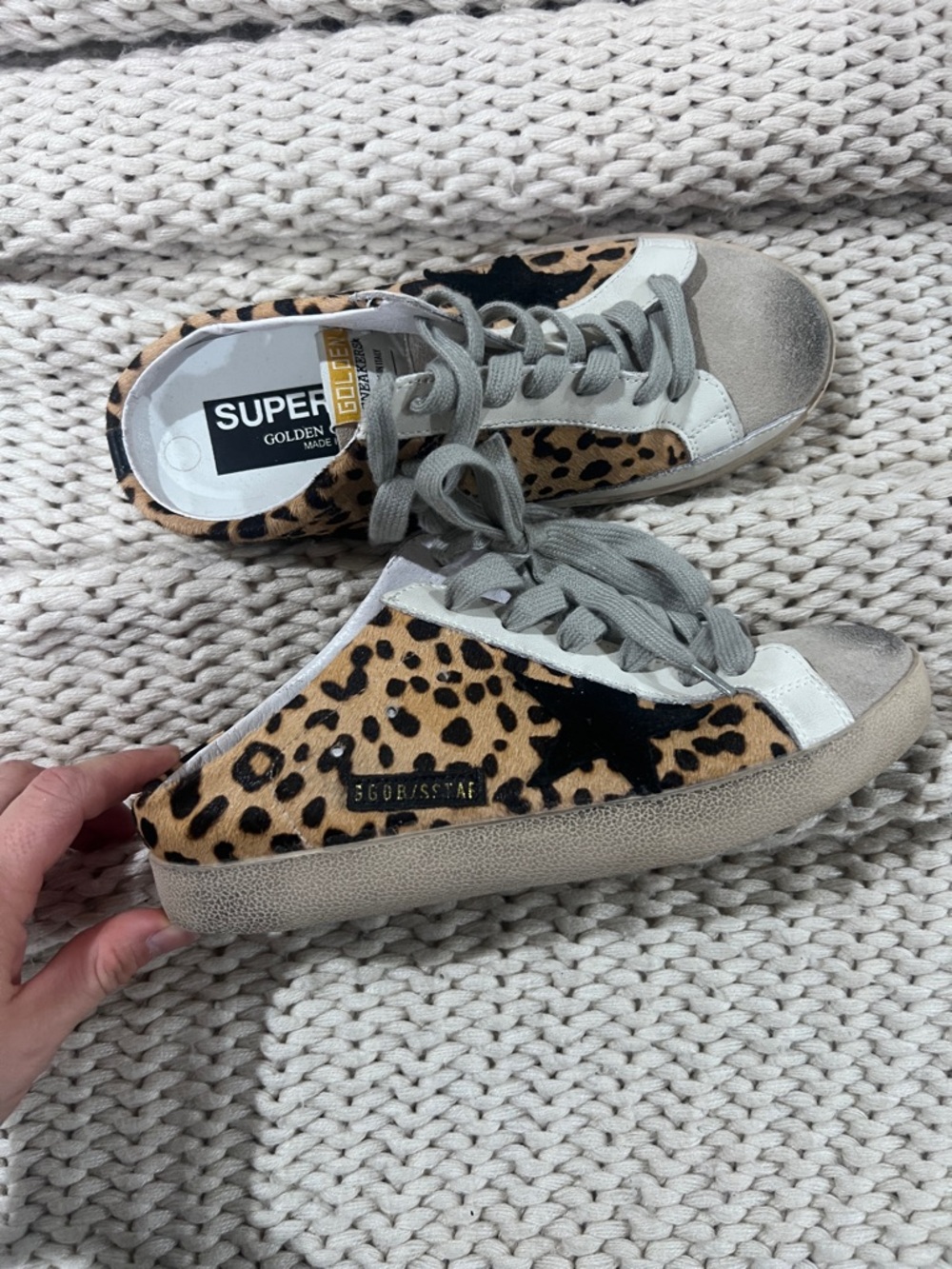Golden goose tennis shoes